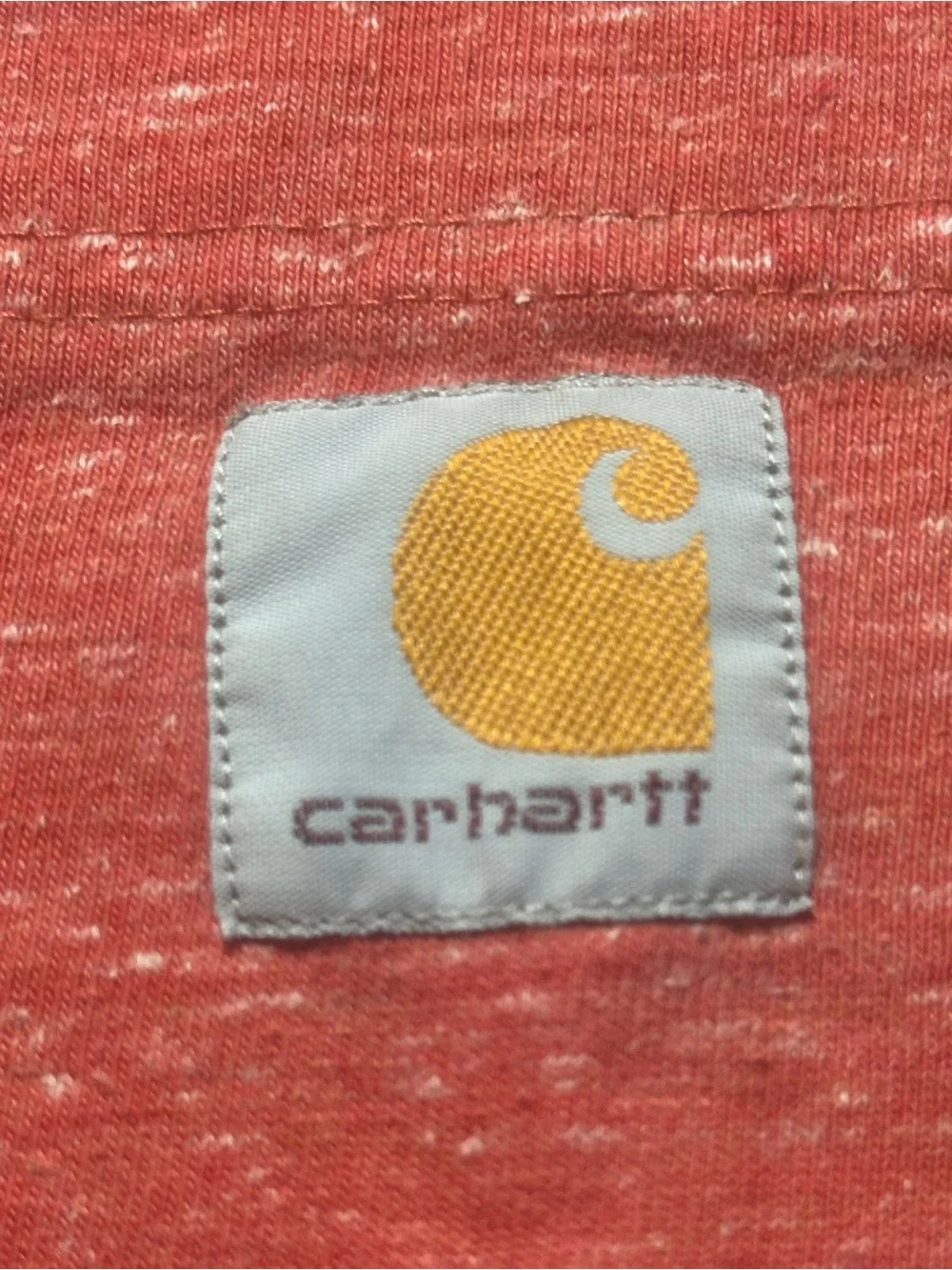 Carhartt Men's Heathered Red Short Sleeve Pocket Tee